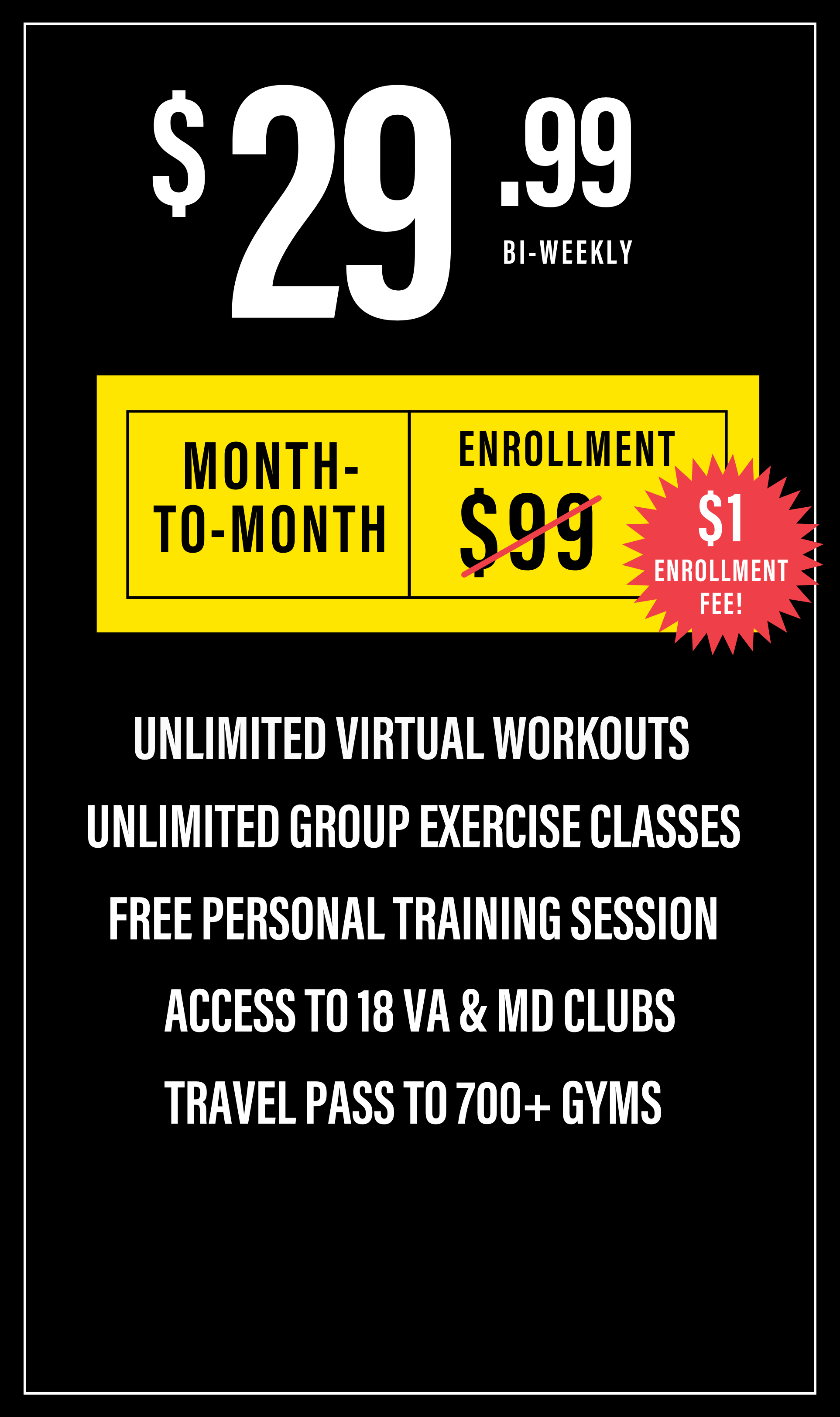 Gold's gym deals membership